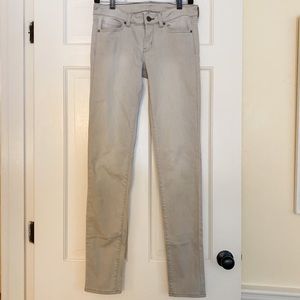 Uniqlo women’s gray skinny denim jeans size 26